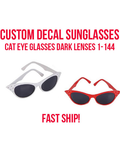 Halloween Cat Glasses Customized | Halloween Sunglasses | 15059 (Fonts in Picture Gallery)