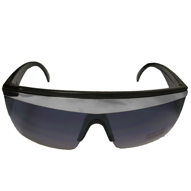 Black with Silver Stripe Lady Diva Sunglasses 1141