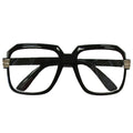 Rapper Style Black Frame/Clear Lens Sunglasses 1145