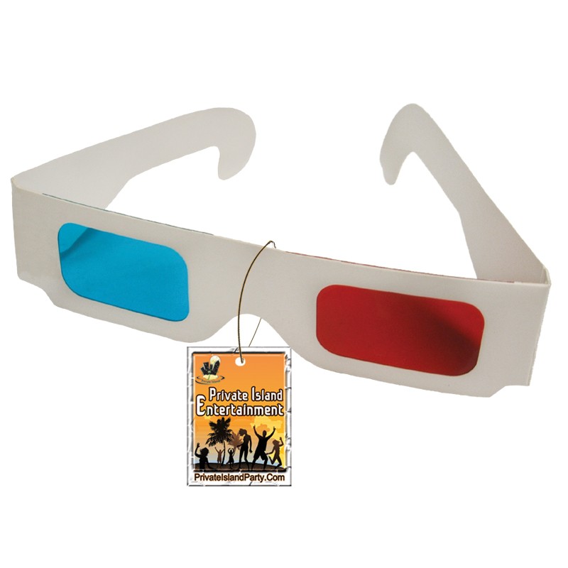 Red/Cyan 3D Glasses Paper 12 PACK 1172D