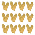 Gold Short Dress Gloves Satin 9" 12 PACK 1205D