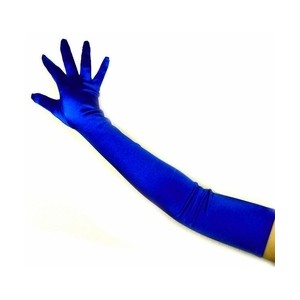 Blue Gloves Opera Satin 23" 1217