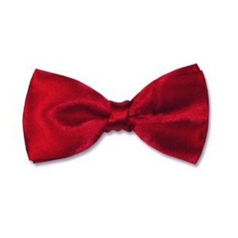 12 PACKSatin Bow Tie Red Men's 6837