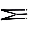 Black Ultra Skinny Suspenders .5 inch 1280