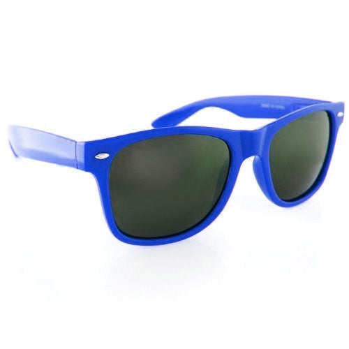 Royal Blue Sunglasses | Iconic 80's Style | Adult 12 PACK 1076D