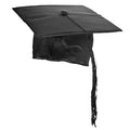 Bulk Graduation Caps | Grad Cap |  Black Satin 10 PACK WS1494D