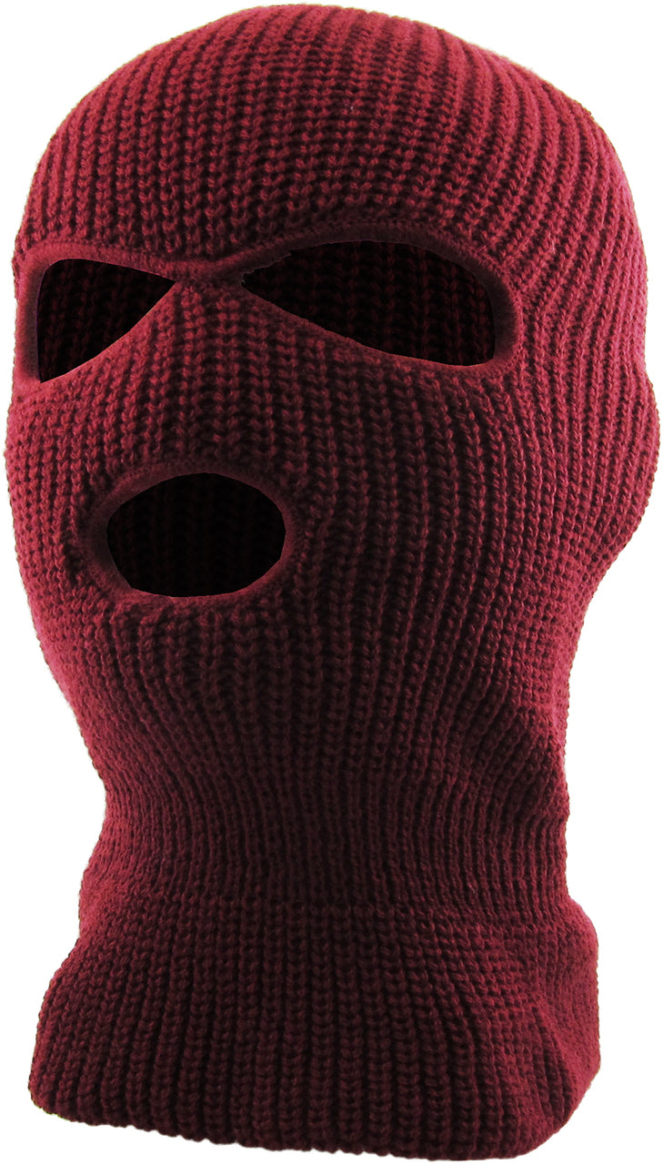 Burgundy Ski Face Mask Thief Mask Sheisty Mask  3061BR