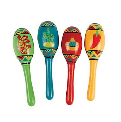 Wood Wooden Maracas Bulk  12 PACK 1744