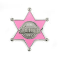 Cowgirl Accessories Pink Badge  12 PACK WS1802D