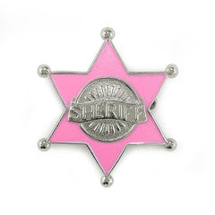 Cowgirl Accessories Pink Badge 1802