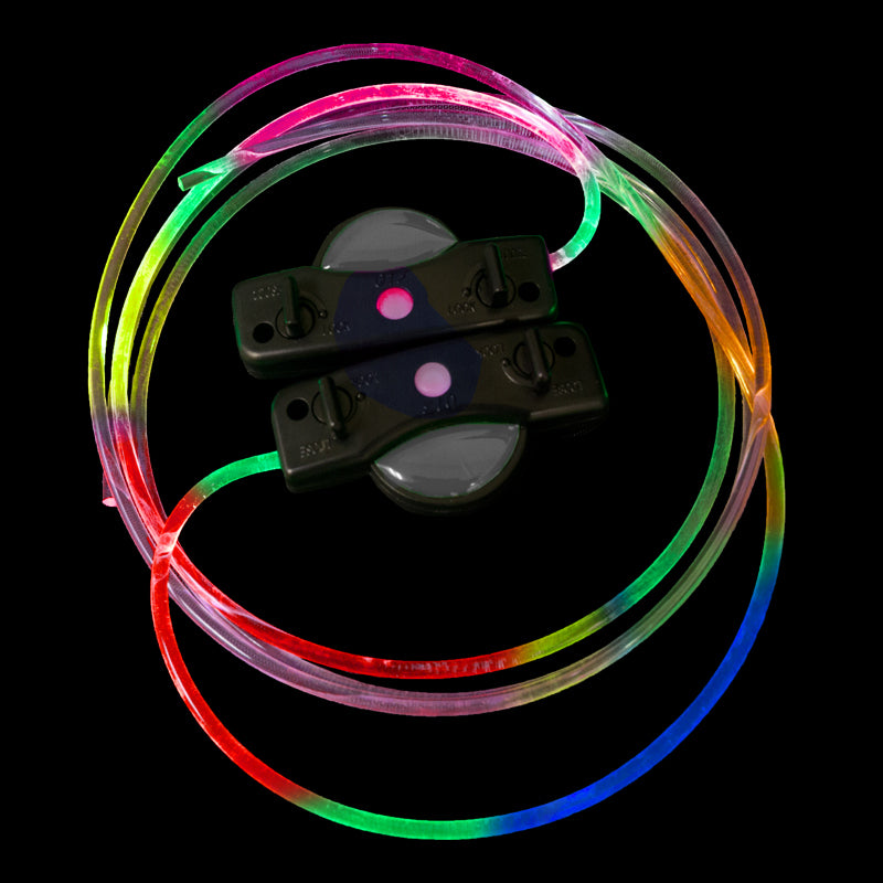 Flashing LED Shoelaces Green 1869
