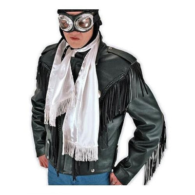 Aviator Scarf, White Bulk 12 PACK WS2050D