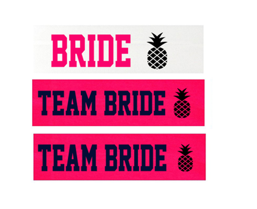 College Team Headbands, Personalized Headband (Fonts in Picture Gallery)