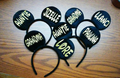 Personalized Mickey Mouse Ears, For Adults and Children's Parties or Personalized Giveaways