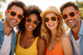 Clear Lens Orange Sunglasses Iconic 80's Style Adult Size Sunglasses 12 PACK 1084