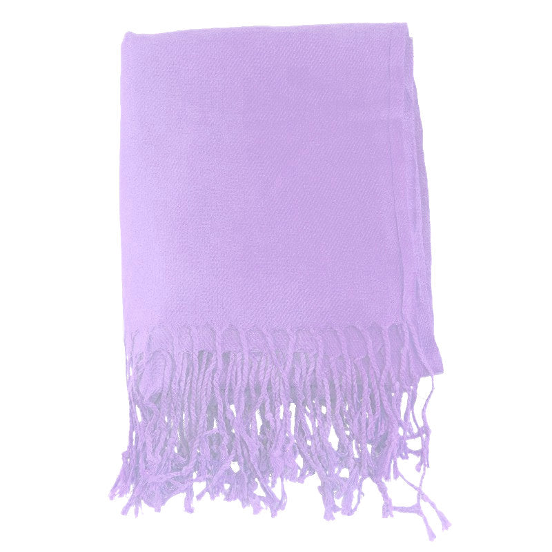 Lavender Pashmina Scarf Shawl 100% Fine Wool Mix  28" x 78" 12 PACK 2106