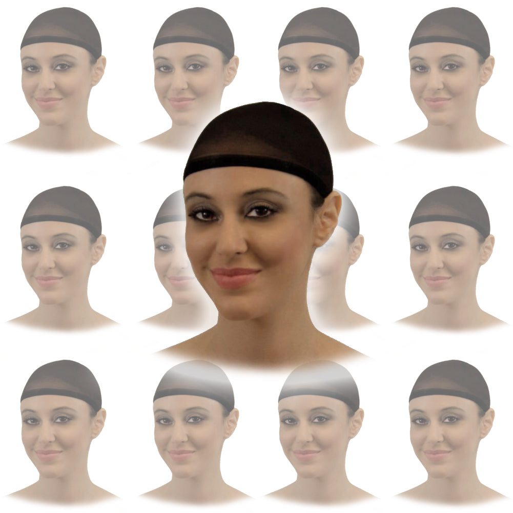 Black Wig Cap 20 PACK  216D