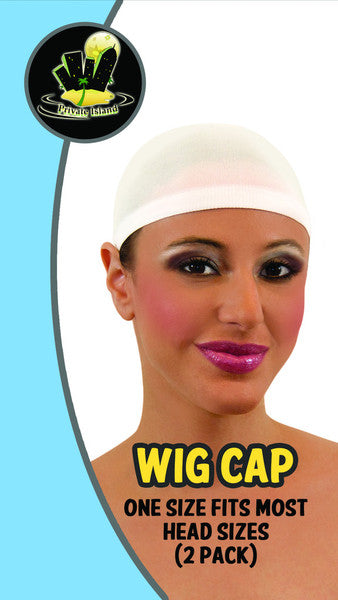 20 PACK White Wig Caps 6003
