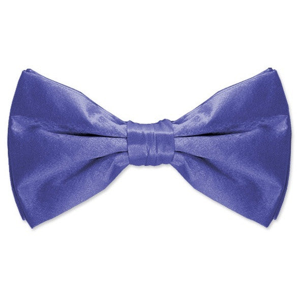 12 PACK Satin Bow Tie Purple Men's  6832
