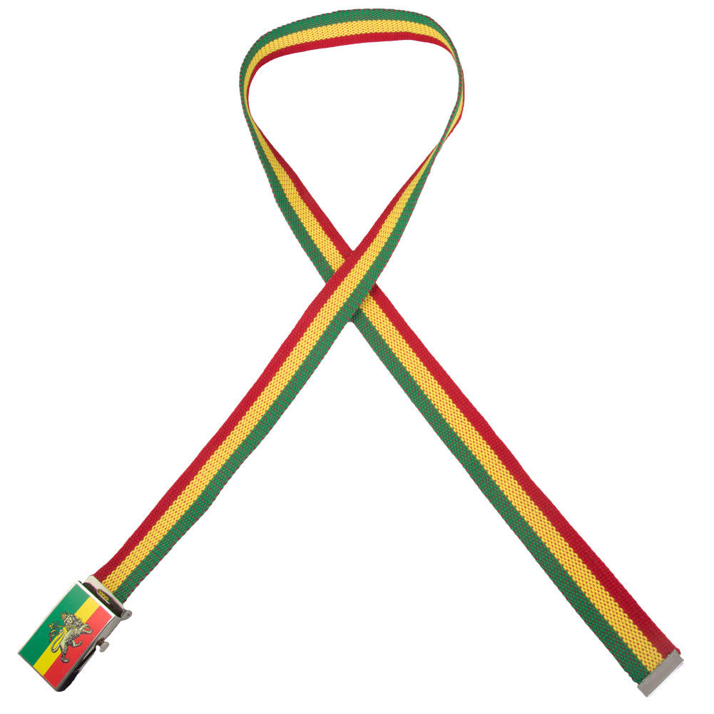 Canvas Rasta Belt Lion 2205