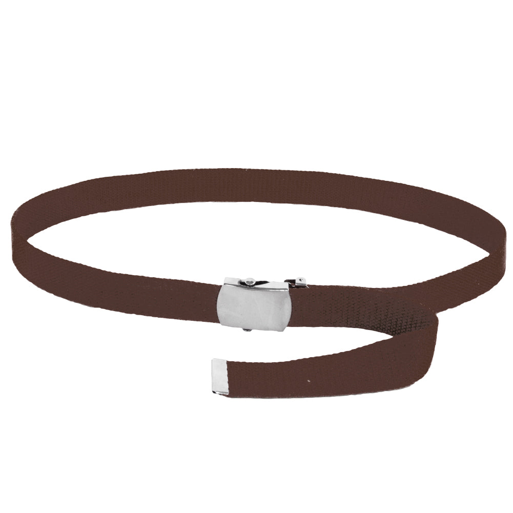 12 PACK Brown Canvas Adjustable Belt Adjusts to 44-46" Size 2211