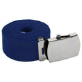 Canvas Belt Navy Blue Adjustable Adjusts to 44-46" Size 2216