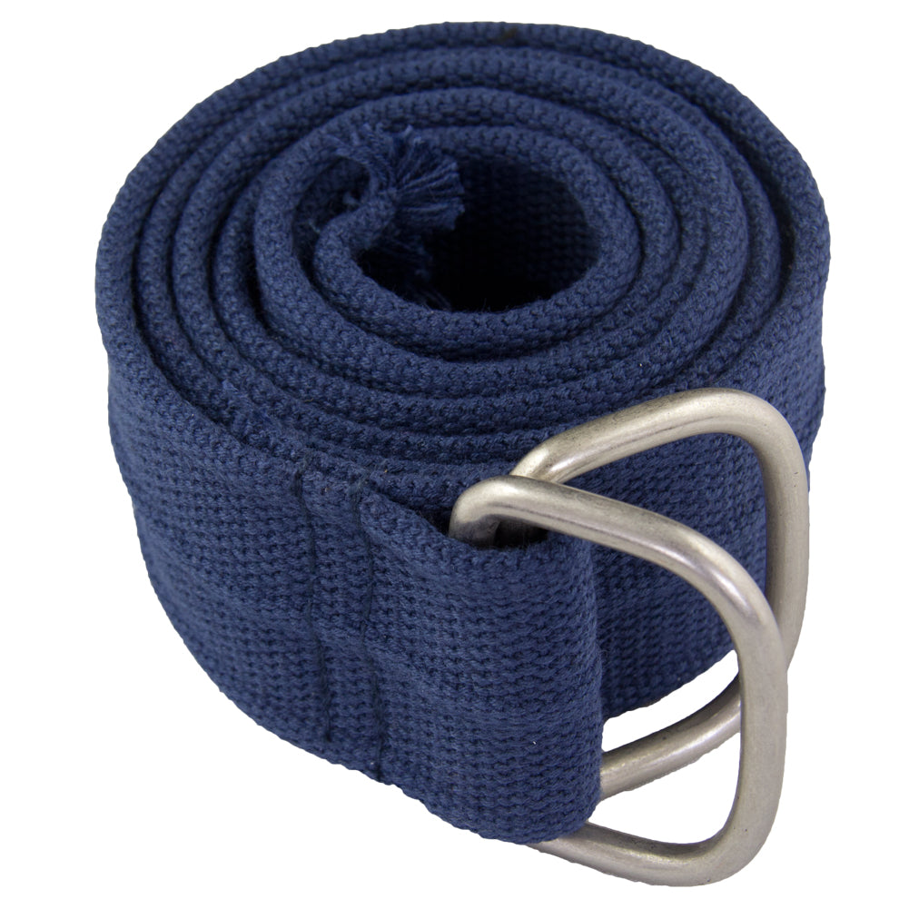 Navy Military D-Ring Canvas Belt 2242