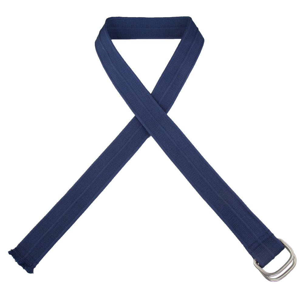 Navy Military D-Ring Canvas Belt 2242