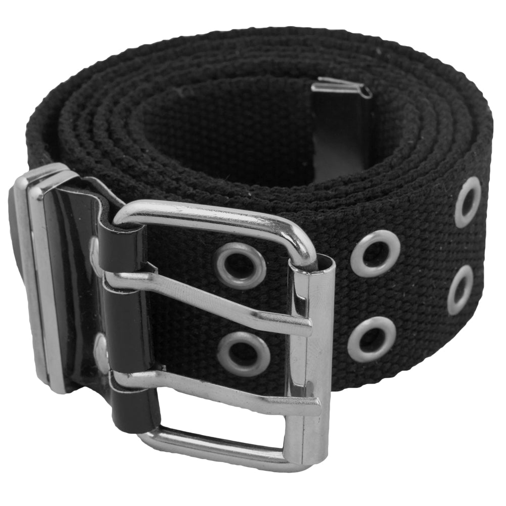 Black Canvas Two Hole Grommet Belts Mix Sizes 2270-A