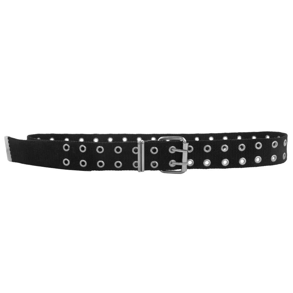 Black Canvas Two Hole Grommet Belts Mix Sizes 2270-A