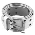 White Punk Two Rows Metal Holes Belt 2452-2455