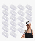 Bulk White Sweatbands Headbands 3099