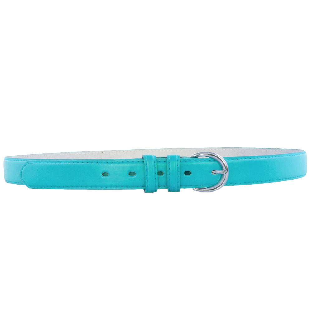 12 PACK SKY BLUE 1 Inch Skinny Belts Mix Sizes 2644AB