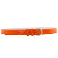 12 PACK Neon Orange 1 Inch Skinny Belts Mix Sizes 2644ANO