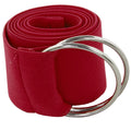 Stretch D-Ring Belt Burgundy 2685