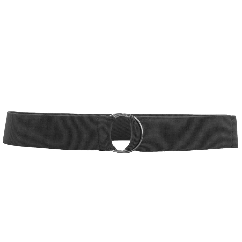 Dark Grey Stretch D-Ring Belt 2686