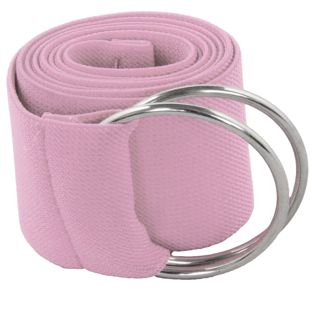 Light Pink Stretch D-Ring Belt 2688