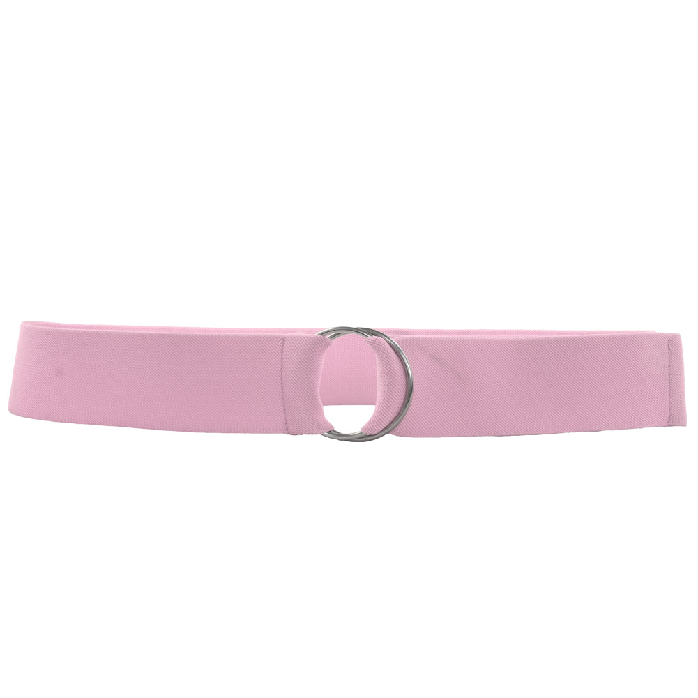 Light Pink Stretch D-Ring Belt 2688