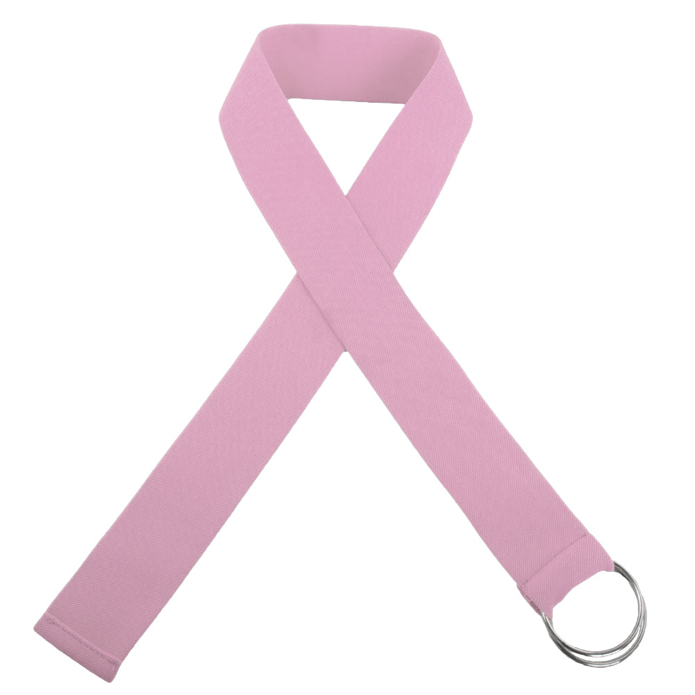 Light Pink Stretch D-Ring Belt 2688