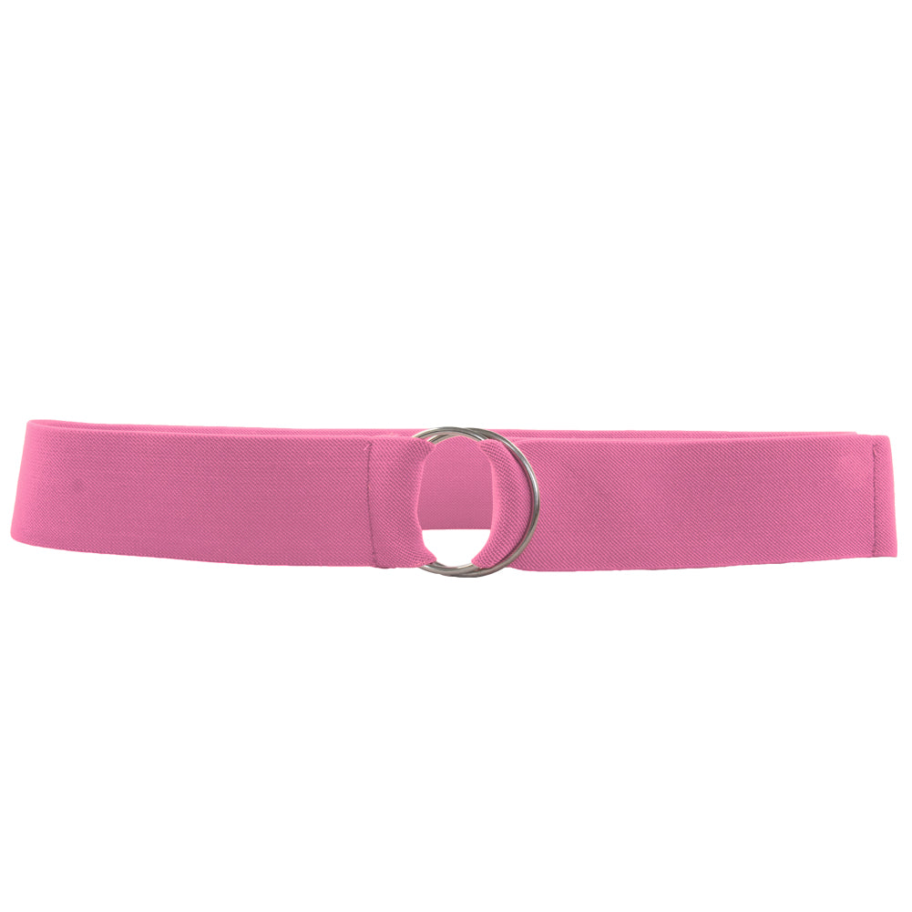 Hot Pink Stretch D-Ring Belt 2689