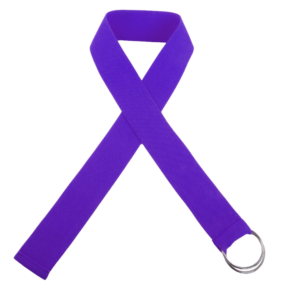 Purple Stretch D-Ring Belt 2692