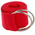 Red Stretch D-Ring Belt 2694
