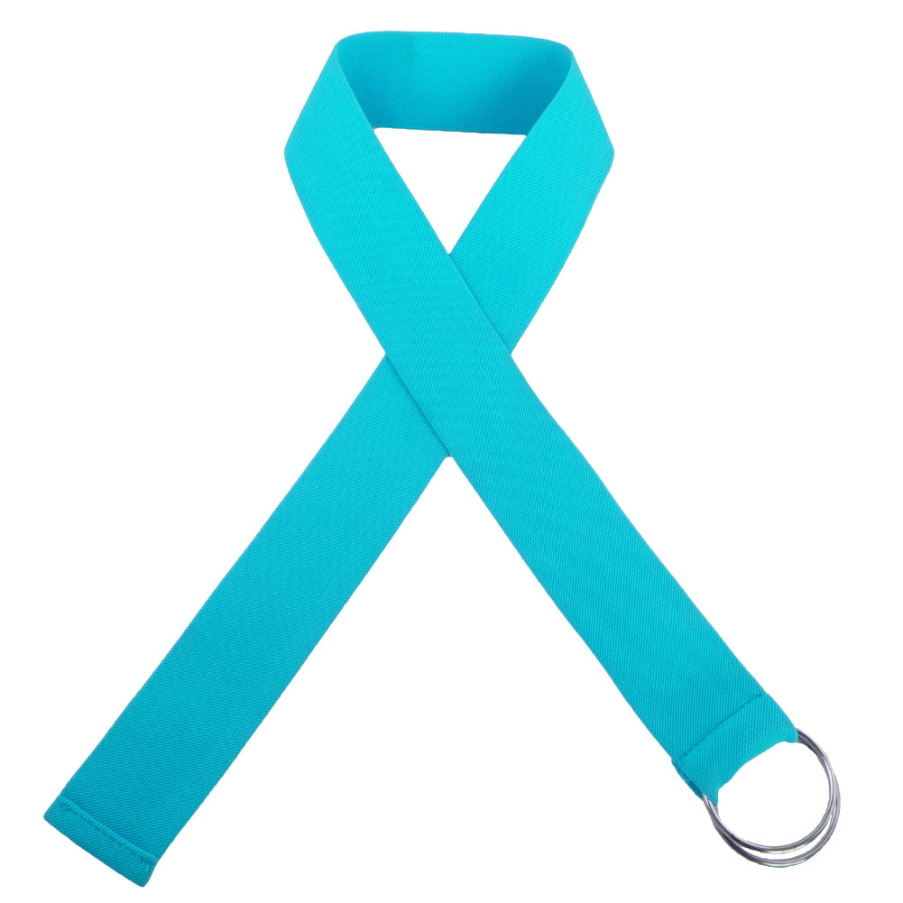 Turquoise Stretch D-Ring Belt 2695