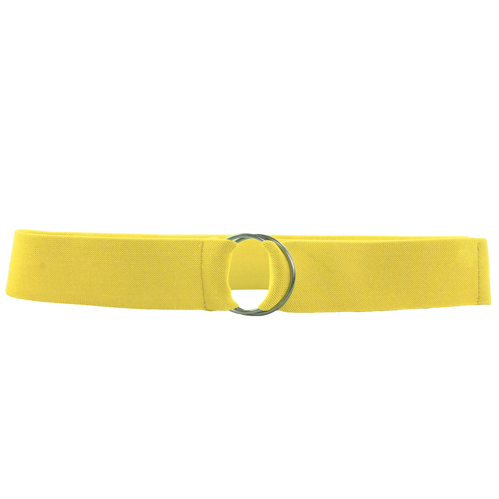 Yellow Stretch D-Ring Belt 2697