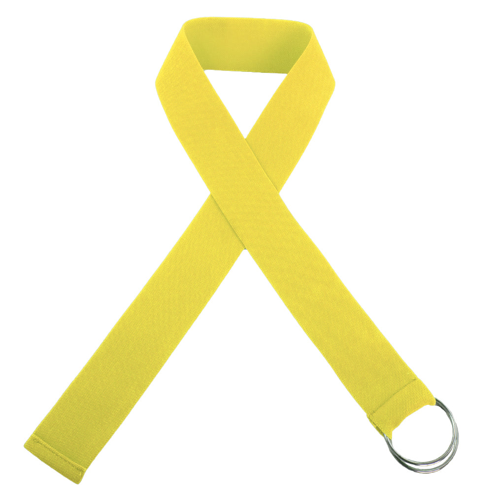 Yellow Stretch D-Ring Belt 2697