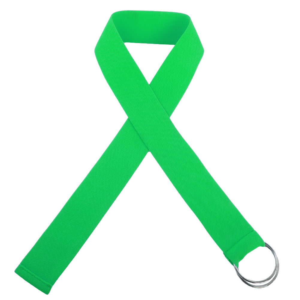 Green Stretch D-Ring Belt 2699