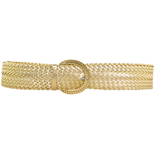 12 PACK Gold Diva Wide Braided Belts Mix Sizes 2730A