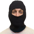 Face Mask Black One Hole 3053