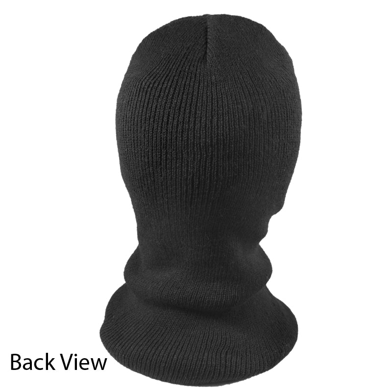 Wholesale Ski Masks | Bulk Ski Masks | Three Hole Knit  Black 3056D