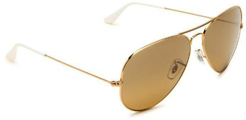 Gold Frame and Brown Lens Aviator Sunglasses Bulk Wholesale 1109